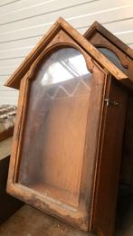 Eiken gevelkapellen met deur en (plexi)glas, Ophalen