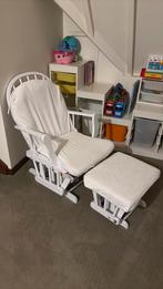 Schommelstoel met voetbankje, Ophalen, Zo goed als nieuw