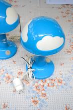 Ikea Skoljig bleue et blanche Henrik Preutz des années 1990, Enlèvement, Utilisé, Lampe