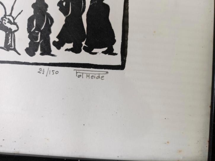 Litho's Pol Heide, Antiek en Kunst, Kunst | Litho's en Zeefdrukken, Ophalen of Verzenden