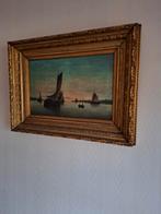 Schilderij  met boten, Ophalen