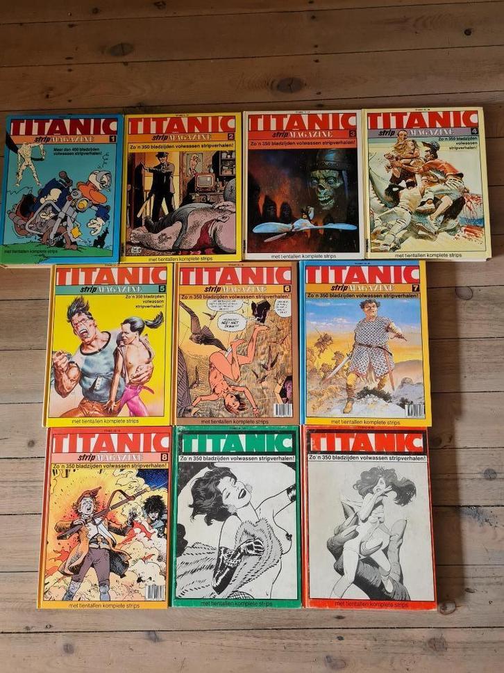 Titanic strip magazines bundelingen, Boeken, Stripverhalen, Gelezen, Ophalen of Verzenden