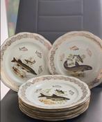 Set van 8 borden van echt porselein, Antiek en Kunst, Ophalen