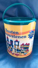 Houten bouwstenen - 120 stuks, Ophalen of Verzenden, Gebruikt