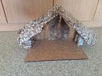 Kerststal met figuren, Antiek en Kunst, Antiek | Religieuze voorwerpen, Ophalen of Verzenden
