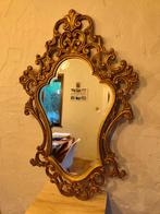 superbe miroir bois knitter duro années 60, Ophalen, Ovaal, 50 tot 100 cm, Minder dan 100 cm