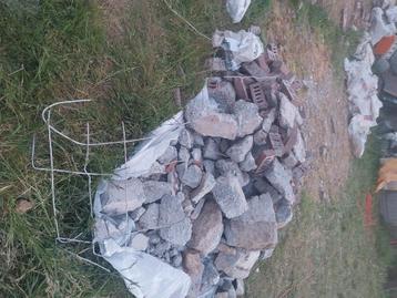 Gratis puin beton en bakstenen, Ophalen, Gebruikt, Beton