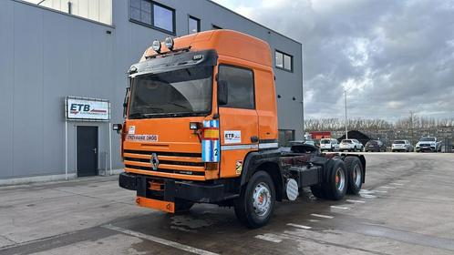 Renault R 385 Major (2 CULASSE / 6X4 / LAMES / GRAND PONT /, Auto's, Vrachtwagens, Bedrijf, Te koop, ABS, Open dak, Renault, Diesel