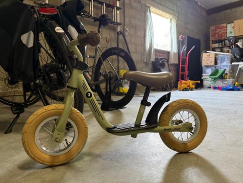 Loopfiets Bandits & Angels Starter Retro Green, Kinderen en Baby's, Speelgoed | Buiten | Voertuigen en Loopfietsen, Zo goed als nieuw