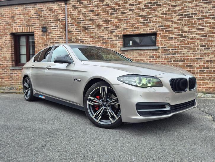 BMW 518d / Leder, Xenon, PDC, €6, Auto's, BMW, Bedrijf, Te koop, 5 Reeks, Airbags, Airconditioning, Android Auto, Bluetooth, Bochtverlichting