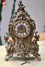 Vintage koperen slingerklokdecor in kartelstijl, Ophalen of Verzenden