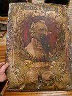 Liebig reclamebord 1903 naar aanleiding van 100jarig bestaan, Verzamelen, Merken en Reclamevoorwerpen, Ophalen, Reclamebord