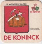 BIERKAART  DE KONINCK WIJNTAVENIERS OF  WIJNSTEKERS, Collections, Marques de bière, Sous-bock, Envoi, Neuf, De Koninck