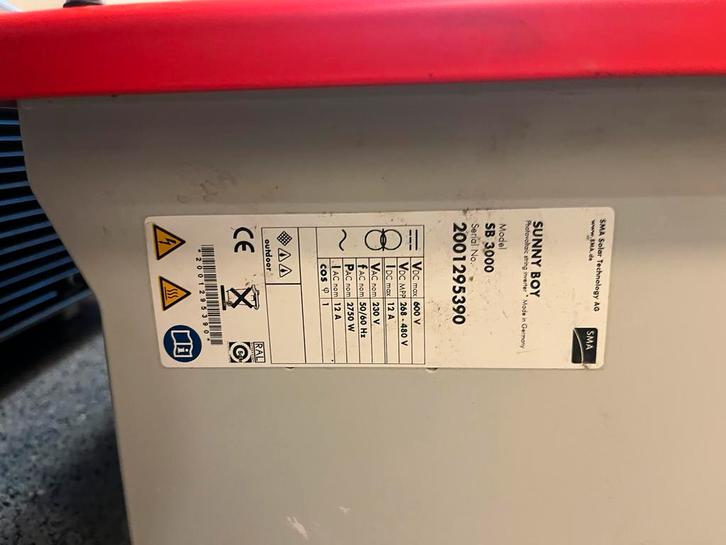 Onduleurs SMA haut de gamme avec surveillance sans fil, Bricolage & Construction, Panneaux solaires & Accessoires, Utilisé, Enlèvement