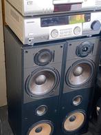 Stereo keten Retro + grote boxen, Audio, Tv en Foto, Ophalen of Verzenden, Zo goed als nieuw