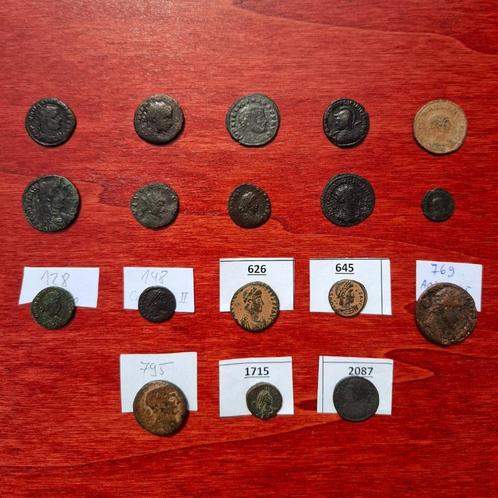 18 Romeinse keizers veilingcollectie (van de 2e tot de 5e ee, Postzegels en Munten, Munten | Europa | Niet-Euromunten, Losse munt