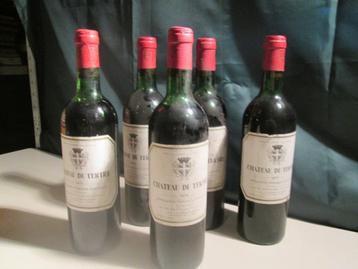5 Flessen - Chateau du tertre - 175 - cru classé beschikbaar voor biedingen
