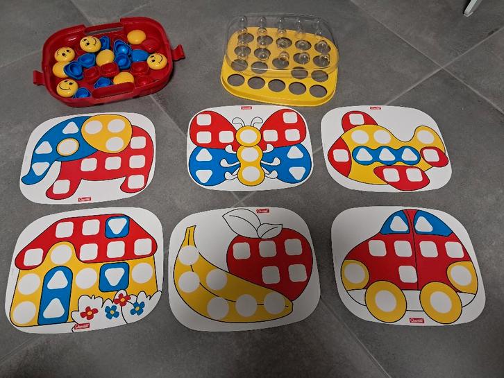 Quercetti Fantacolor Baby Huis, Kinderen en Baby's, Speelgoed | Educatief en Creatief, Zo goed als nieuw, Bouwen, Puzzelen, Ontdekken