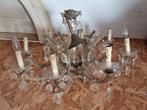 Kristallen luster, Huis en Inrichting, Lampen | Kroonluchters, Ophalen, Gebruikt