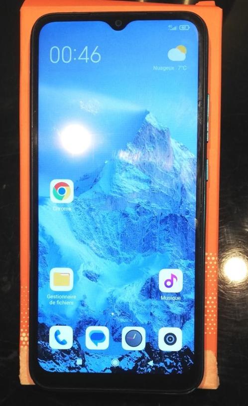BXL Xiaomi Redmi 9A bleu, double sim, écran neuf, Telecommunicatie, Mobiele telefoons | Overige merken, Refurbished, Ophalen of Verzenden