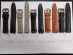 Bracelets cuir montre Swatch Irony Chrono 19 mm, Handtassen en Accessoires, Overige Accessoires, Nieuw, Ophalen of Verzenden, Bracelet de montre