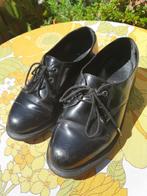 Chaussures Doc Martens vintage, cuir noir modèle Brooks 36, Noir, Porté, Enlèvement ou Envoi, Boots et Botinnes