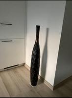 Houten vaas in Afrikaanse stijl, Ophalen, Zo goed als nieuw