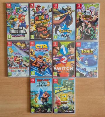 Nintendo Switch-games: verkocht per stuk lees de beschrijvin beschikbaar voor biedingen