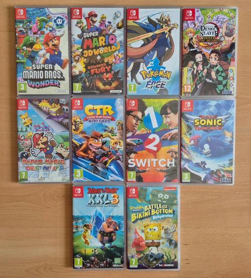 Nintendo Switch-games: verkocht per stuk lees de beschrijvin, Games en Spelcomputers, Games | Nintendo Switch, Zo goed als nieuw