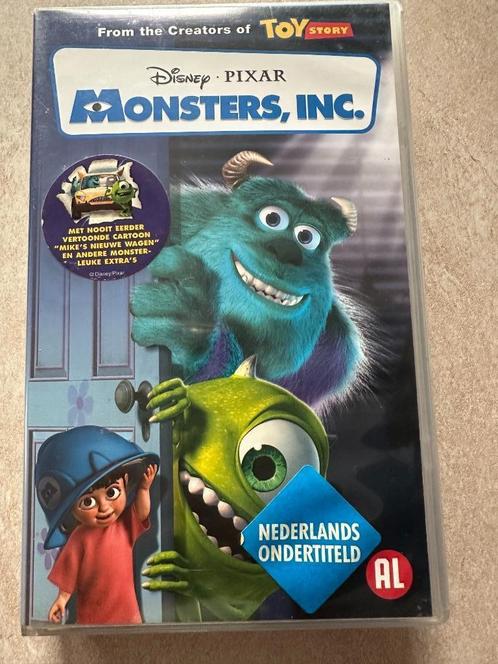 VHS – Monsters, Inc. (2001) – Disney Pixar, Cd's en Dvd's, VHS | Film, Gebruikt, Alle leeftijden, Ophalen