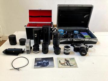 Canon AE1 complete set met diverse lenzen beschikbaar voor biedingen