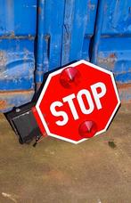 STOP bord, schoolbus bord met beweegbare arm & verlichting., Verzamelen, Ophalen, Gebruikt, Gebruiksvoorwerp