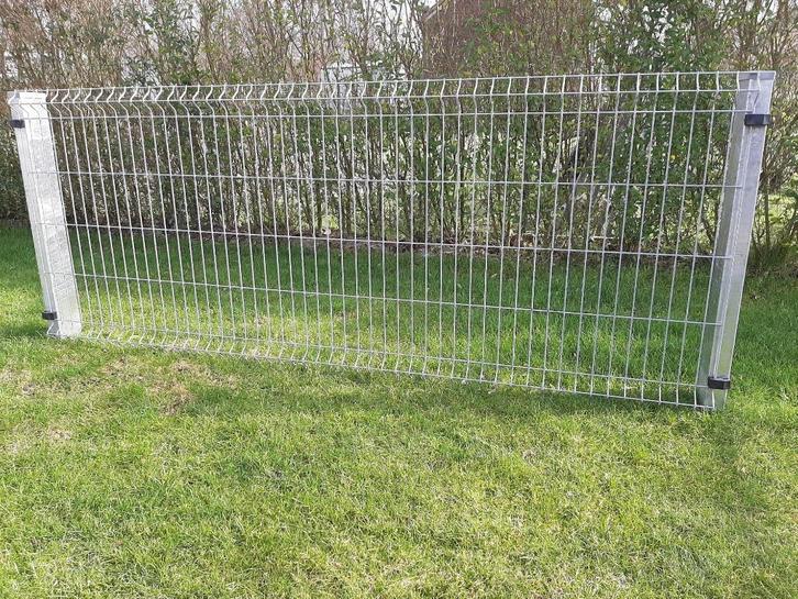 Promo! 20m draadpanelen 100cm hoog galva + palen, Tuin en Terras, Gaas en Draad, Nieuw, Ophalen