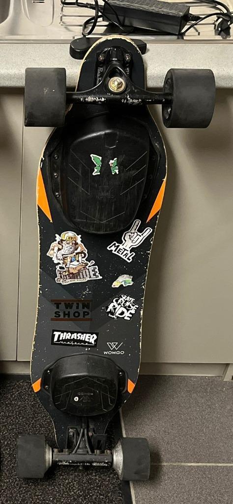 Wowgo 3 - Elektrisch skateboard, Sport en Fitness, Skateboarden, Gebruikt, Skateboard, Ophalen of Verzenden
