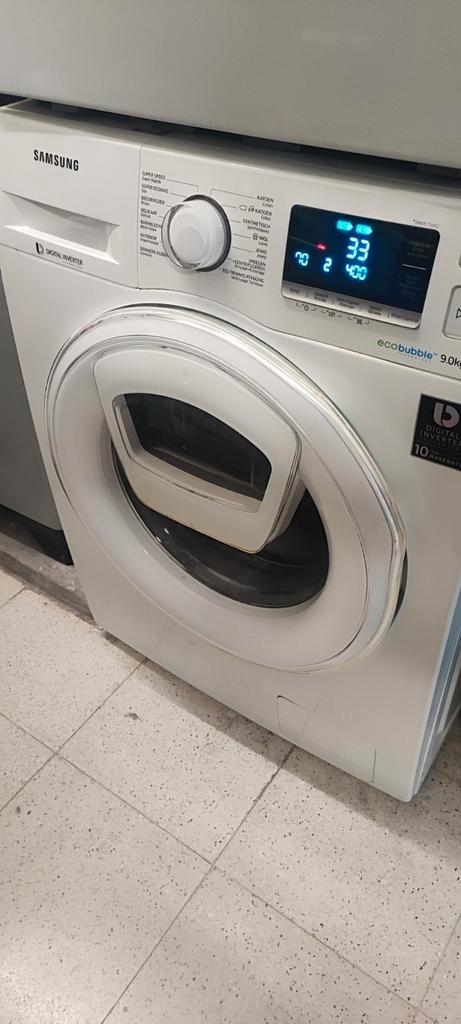 Samsung wasmachine eco bubble 9kg, Elektronische apparatuur, Wasmachines, Zo goed als nieuw, Ophalen