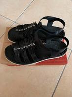 Dames sandalen, Ophalen of Verzenden, Zo goed als nieuw, Zwart
