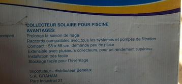 Chauffage solaire piscine, Enlèvement, Comme neuf, Chauffage