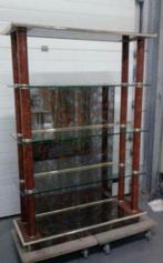 boeken rek glas, Ophalen, Gebruikt, Glas