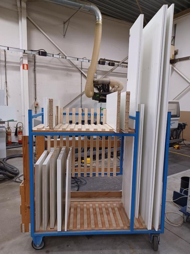 Sorteerwagen voor Meubelpanelen, Doe-het-zelf en Bouw, Platen en Panelen, Gebruikt, Ophalen