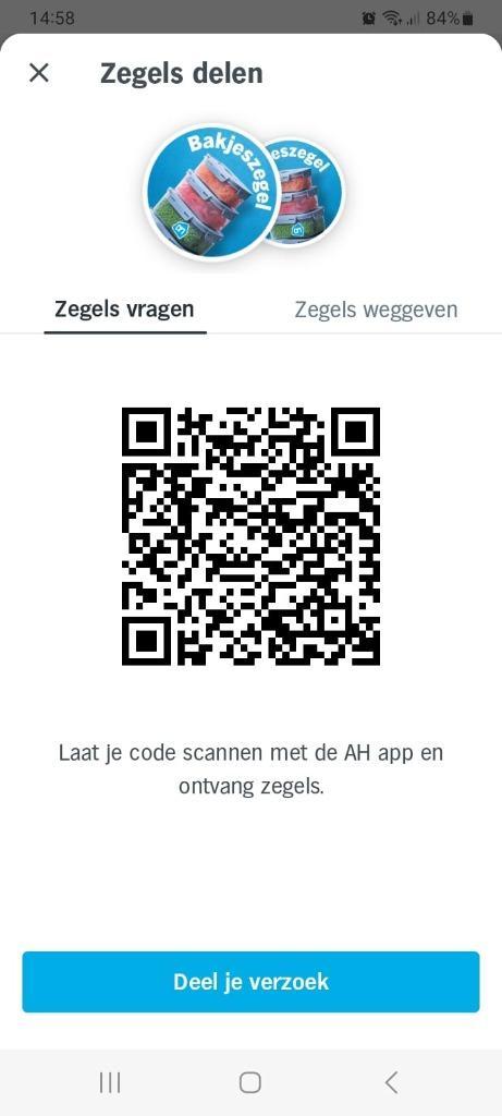 GEZOCHT! DIGITALE bakjeszegels van de Albert Heijn., Verzamelen, Supermarktacties, Albert Heijn, Verzenden