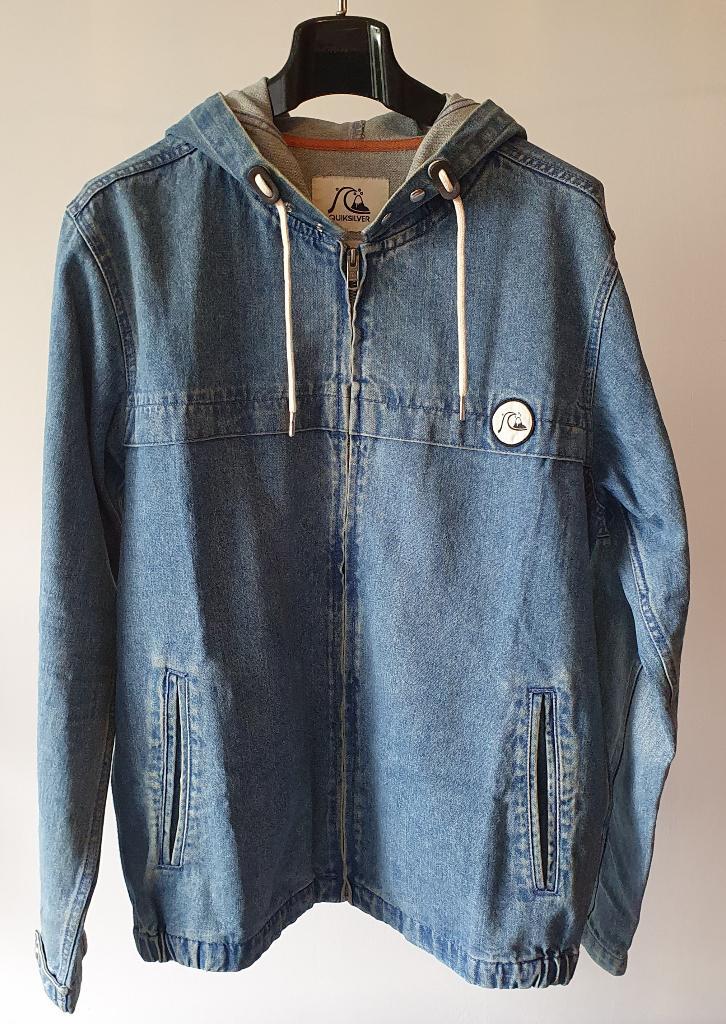 Quicksilver Jeans Jacket, Kleding | Heren, Jassen | Zomer, Zo goed als nieuw, Maat 48/50 (M), Blauw, Ophalen of Verzenden