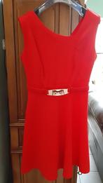 Élégante robe stretch rouge sans manches S neuve, Taille 36 (S), Rouge, Enlèvement ou Envoi, Au-dessus du genou