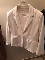 mantelpakje met bijhorend bloesje Gigue, Kleding | Dames, Kostuum of Pak, Wit, Maat 42/44 (L), Gedragen