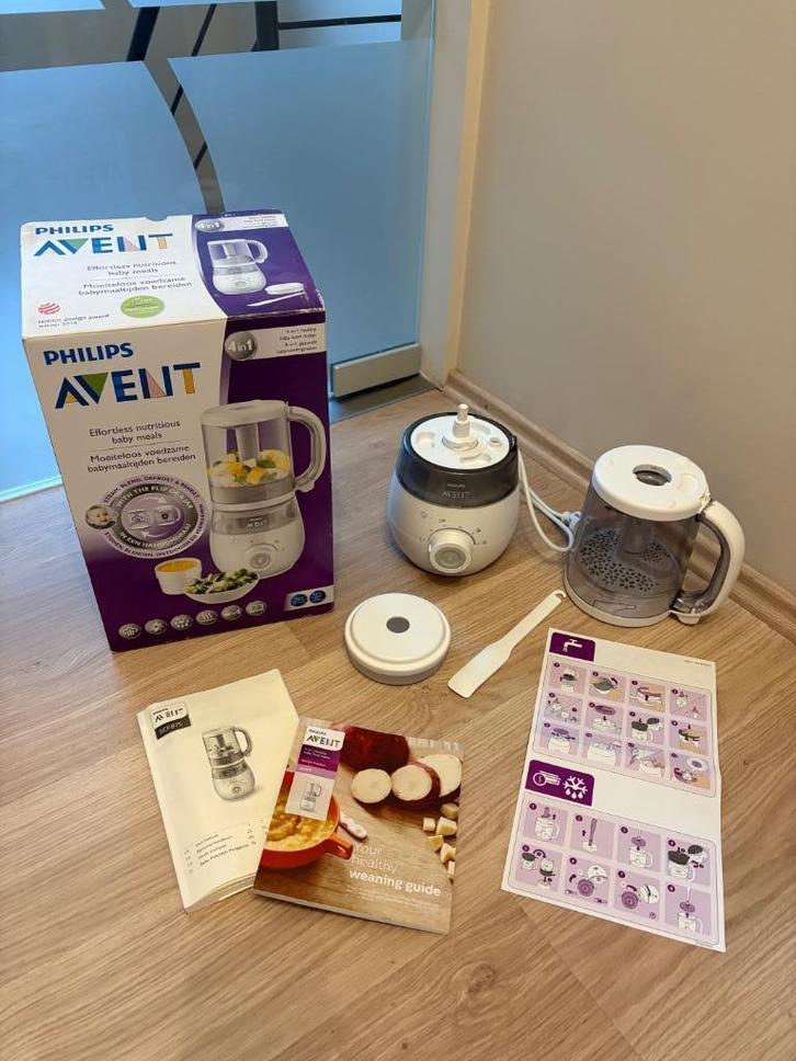 Philips AVENT Stoomkoker-Mixer 4-In-1 - Nieuwstaat!, Kinderen en Baby's, Babyvoeding en Toebehoren, Zo goed als nieuw, Overige typen