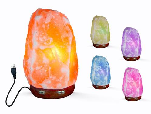 I-Total Zoutlamp usb color-changing - XL2317 gratis verzendi, Huis en Inrichting, Woonaccessoires | Overige, Nieuw, Verzenden