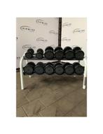 Technogym dumbells | rek | set | Kracht, Sport en Fitness, Fitnessmaterialen, Ophalen of Verzenden, Gebruikt, Benen, Overige typen