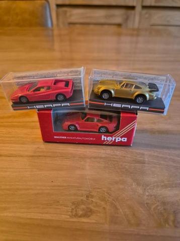 Lot de 3 voitures miniatures HO beschikbaar voor biedingen