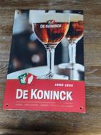 Bier Reclame de Koninck email, Verzamelen, Biermerken, Ophalen of Verzenden, De Koninck