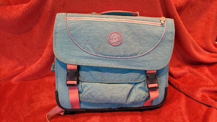 Lichtblauwe KIPLING Boekentas, Diversen, Schoolbenodigdheden, Gebruikt, Ophalen of Verzenden