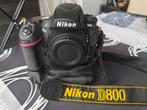 Nikon D800 + batterij grip + extra batterij+ Nikon 80-400mm, Comme neuf, Enlèvement, Nikon